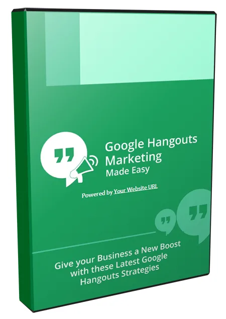 ⭐ Google Hangouts Marketing Made Easy – Video Course – With Resell Rights