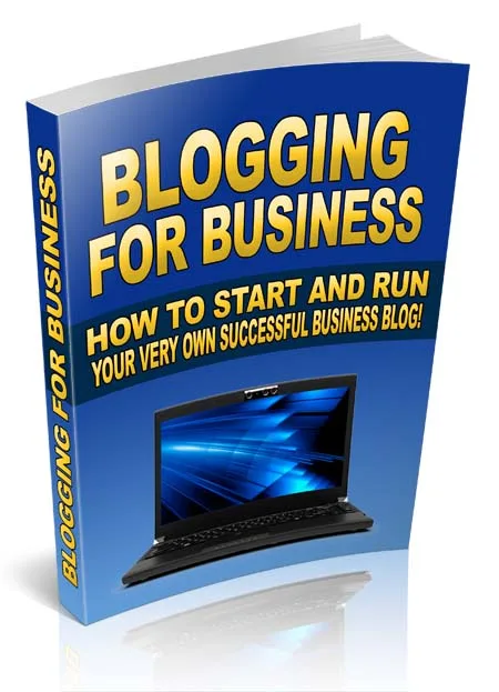 💡 Blogging for Business eBook With Master Resell Rights – Free PLR eBook