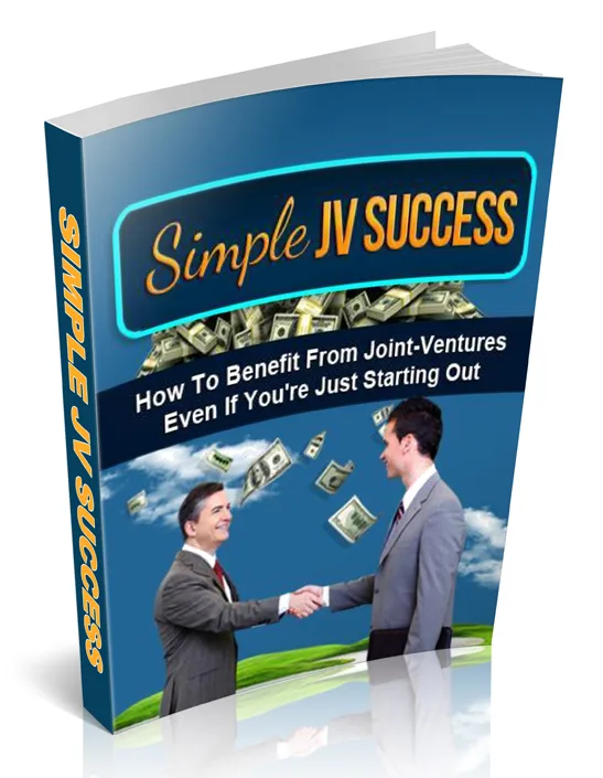 💡 Simple JV Success – Master Resale Rights eBook – Exclusive PLR Content