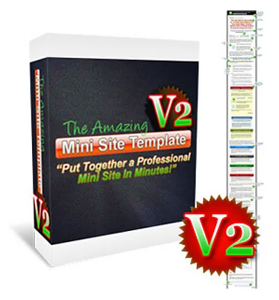 🚀 The Amazing Mini Site Template V2 with Personal Use Rights – With Resell Rights