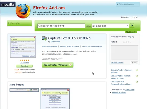 ✨ Create a Screen Capture Video Within Firefox – PLR License – Instant Download