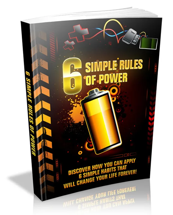 📖 6 Simple Rules of Power – eBook With Master Resell Rights – Instant Download