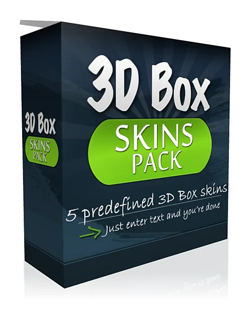 ⭐ 3D Box Templates Version 1 – Resell Rights License – Complete Package