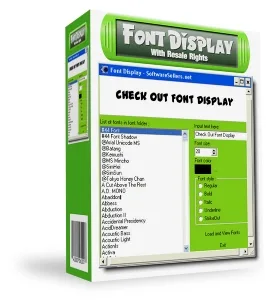 📖 Font Display With Resale Rights Graphics with Master Resell – Instant Download