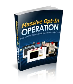 📚 Massive Opt-in Operation – Master Resale Rights eBook – Free PLR eBook