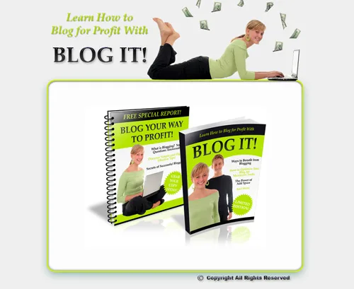 📚 Blog It Minisite – Graphics with Personal Use Rights – Complete Package