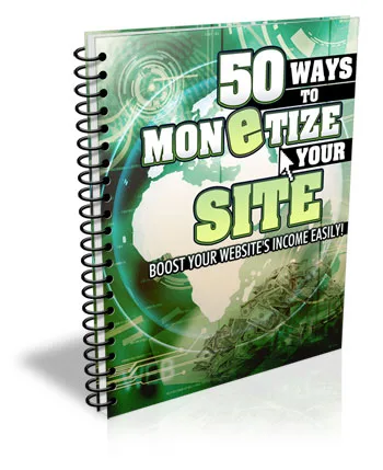🎯 50 Ways to Monetize Your Site Master Resell Rights eBook – Complete Package
