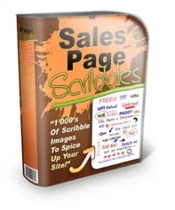 🎯 Sales Page Scribbles Personal Use Rights Graphics – Exclusive PLR Content
