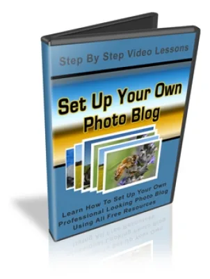 📖 Set Up Your Own Photo Blog – Personal Use Rights Video – With Resell Rights