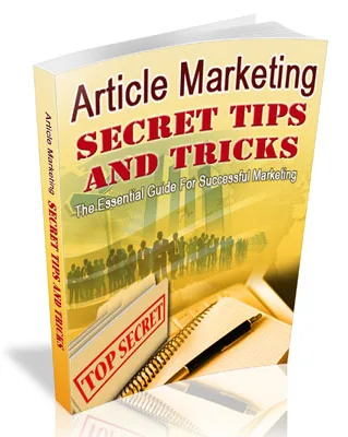 ✨ Article Marketing Secret Tips and Tricks – MRR License – PLR & MRR Product