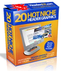 🚀 20 Hot Niche Header Graphics – Master Resale Rights – Instant Download