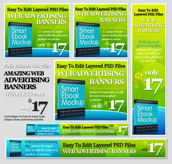 📚 24 Effective Web Advertising Banners Resale Rights – Complete Package