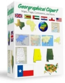 🚀 Geographical Clipart with Resell Rights – Ready to Download