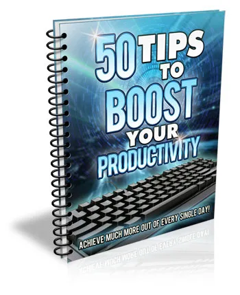 🎯 50 Tips to Boost Your Productivity eBook with Master Resell – Ready to Download